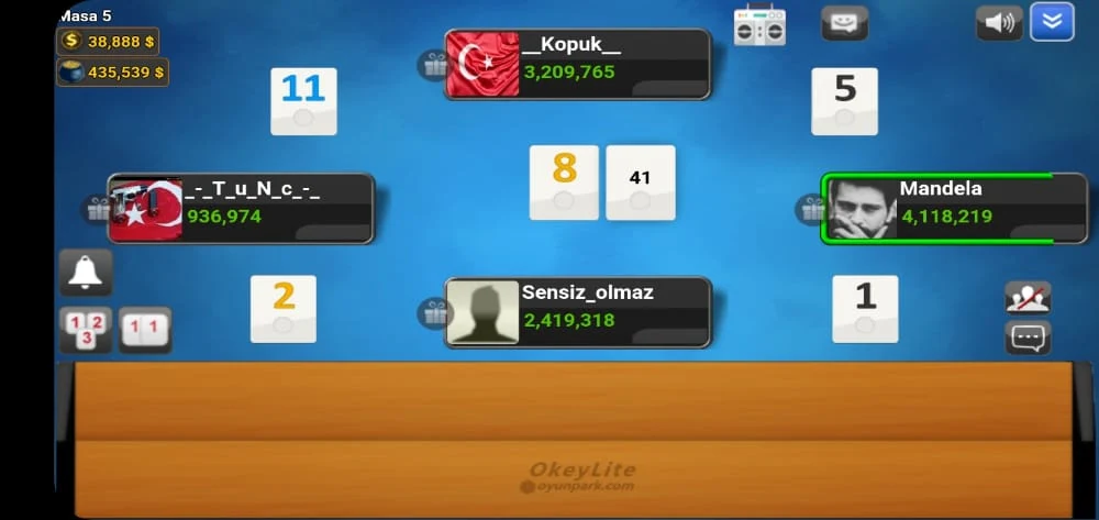 Okey Lite screenshot